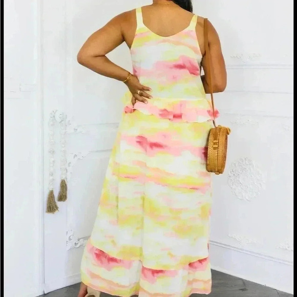 33. Ruffle High Low Maxi Dress - Picture 6 of 10